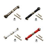 Maxbell Aluminum Alloy Steering Rod Servo Linkage for JJRC WPL 1/12 RC Car Titanium