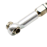 Maxbell Aluminum Alloy Steering Rod Servo Linkage for JJRC WPL 1/12 RC Car Silver