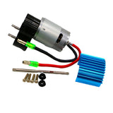 Maxbell Speed Change Gear Box Metal Gearbox for 1/12 MN-D90 FJ-45 RC Car Black