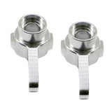 Maxbell Aluminum Steering Hub Carrier for 1/12 MN-D90 MN-99 MN-91 FJ-45 silver