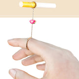 Maxbell Regular Cigarettes Finger Ring Free Hand Cigarette Stand Holder Silver 17mm