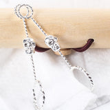 Maxbell Regular Cigarettes Finger Ring Free Hand Cigarette Stand Holder Silver S