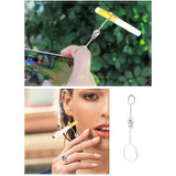 Maxbell Regular Cigarettes Finger Ring Free Hand Cigarette Stand Holder Silver S
