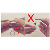 Maxbell Regular Cigarettes Finger Ring Free Hand Cigarette Stand Holder Silver S