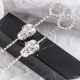 Maxbell Regular Cigarettes Finger Ring Free Hand Cigarette Stand Holder Silver M