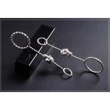 Maxbell Regular Cigarettes Finger Ring Free Hand Cigarette Stand Holder Silver M