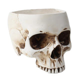 Maxbell DIY Halloween Skull Shape Concrete Plant Flower Pot