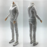 Maxbell 1/6 Women Hooddie Set Clothing for Phicen Figures Toys Accessories Parts