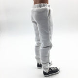 Maxbell 1:6 Men Sweatpants for Phicen Toys Action Figures Doll Accessory Parts white