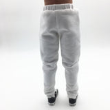 Maxbell 1:6 Men Sweatpants for Phicen Toys Action Figures Doll Accessory Parts white