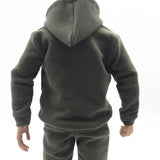 Maxbell 1/6 Men Hooddie Set Clothing for Phicen Figures Toy Accessories Parts green