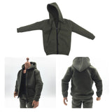 Maxbell 1/6 Men Hooddie Set Clothing for Phicen Figures Toy Accessories Parts green