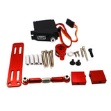 Maxbell 17G Steering Engine Servo with Bracket Kit for 1/16 Wltoys RC Red