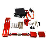 Maxbell 17G Steering Engine Servo with Bracket Kit for 1/16 Wltoys RC Red