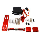 Maxbell 17G Steering Engine Servo with Bracket Kit for 1/16 Wltoys RC Red