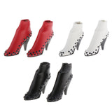 Maxbell 1/6 Female High Heels Shoes Stud Boots for 12'' Action Figure Hot Toy Black