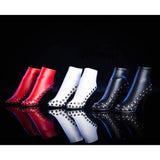 Maxbell 1/6 Female High Heels Shoes Stud Boots for 12'' Action Figure Hot Toy Black