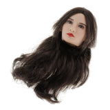 Maxbell 1/6 Scale Female Figure Head Sculpt Beauty Charming Girl Doll Head Brown