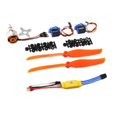 Maxbell A2212 1400KV Brushless Motor+30A ESC+9G Servo+Propeller for RC Airplane Part
