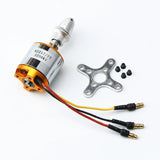 Maxbell 1 Set 9G Servo Brushless Motor 1250KV 40A ESC 2pc Propeller RC Plane Parts