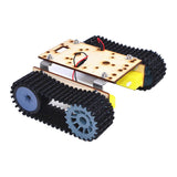Maxbell Alloy Tank Car Chassis Track Crawler Kit DIY Robot Science Toy with TT Motor