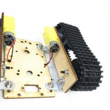 Maxbell Alloy Tank Car Chassis Track Crawler Kit DIY Robot Science Toy with TT Motor