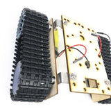 Maxbell Alloy Tank Car Chassis Track Crawler Kit DIY Robot Science Toy with TT Motor