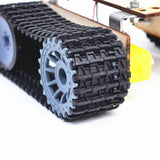 Maxbell 3-9V Alloy Tank Car Chassis Track Crawler Kit DIY Smart Car Science Toys