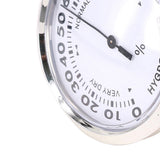 Maxbell Precision Cigar Hygrometer Glass Analog for Cigar Humidor Box 3in Silver