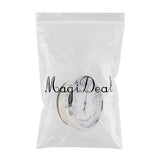 Maxbell Precision Cigar Hygrometer Glass Analog for Cigar Humidor Box 3in Silver