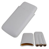 Maxbell Travel Cigar Portable PU Leather Cigarette Storage Bag Case 3 Grids