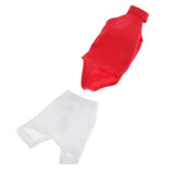Maxbell 1/6 Female Halter Sleeveless Shirt Mini Skirt for 12'' Action Figures A
