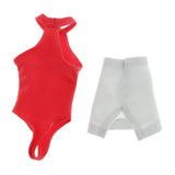Maxbell 1/6 Female Halter Sleeveless Shirt Mini Skirt for 12'' Action Figures B