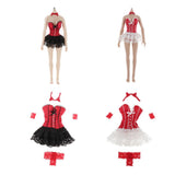 Maxbell 1/6 Scale Catwoman Sexy Clothes for 12'' Doll Outfit One-piece Skirt White