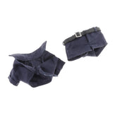 Maxbell 1/6 Female Short Sleeve Shirt & Short Pants for 12'' Action Figures blue