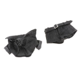 Maxbell 1/6 Female Short Sleeve Shirt & Short Pants for 12'' Action Figures black