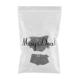 Maxbell 1/6 Female Short Sleeve Shirt & Short Pants for 12'' Action Figures black