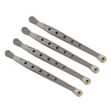 Maxbell Aluminum Alloy Lower Suspension Links Linkage for 1/10 Axial RC Car Titanium