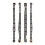 Maxbell Aluminum Alloy Lower Suspension Links Linkage for 1/10 Axial RC Car Titanium