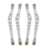 Maxbell Aluminum Alloy Upper Suspension Link Linkage for 1/10 Axial RC Car Sillver