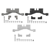 Maxbell 1/10 SCX10 RC Crawler Servo Mount Front Axle Reinforcement Mount Silver
