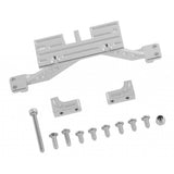 Maxbell 1/10 SCX10 RC Crawler Servo Mount Front Axle Reinforcement Mount Silver