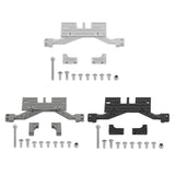 Maxbell 1/10 SCX10 RC Crawler Servo Mount Front Axle Reinforcement Mount Silver