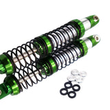 Maxbell 2 Pieces 92mm Shock Absorber for 1/10 RC Axial SCX10 Wraith D90 TRX4 Green