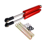 Maxbell 2pcs Alloy Shock Absorber for 1/10 RC AXIAL SCX10 Wraith TRX4 Red