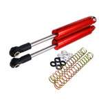 Maxbell 2pcs Alloy Shock Absorber for 1/10 RC AXIAL SCX10 Wraith TRX4 Red