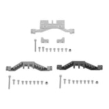 Maxbell For SCX10 RC Crawler Car Servo Mount Rear Axle Reinforcement Mount Silver