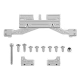 Maxbell For SCX10 RC Crawler Car Servo Mount Rear Axle Reinforcement Mount Silver