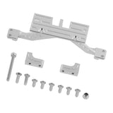 Maxbell For SCX10 RC Crawler Car Servo Mount Rear Axle Reinforcement Mount Silver