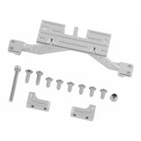 Maxbell For SCX10 RC Crawler Car Servo Mount Rear Axle Reinforcement Mount Silver